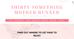 Desktop Screenshot of 30somethingmotherrunner.com