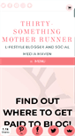 Mobile Screenshot of 30somethingmotherrunner.com